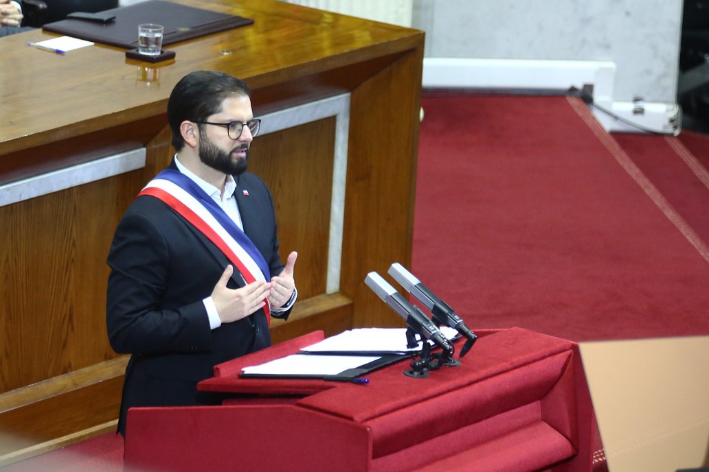 Presidente Gabriel Boric en cuenta pública